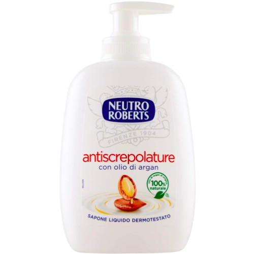 Натуральне рідке мило Neutro Roberts c аргановим маслом Antiscrepolature 200 мл